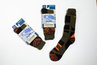 Calcetin frío extremo Zima mod nº2 color naranja y negro (lote de 3 pares)