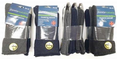 2TR011. CALCETÍN VESTIR GRUESO SURTIDO SIN PUÑO (lote de 12 pares)